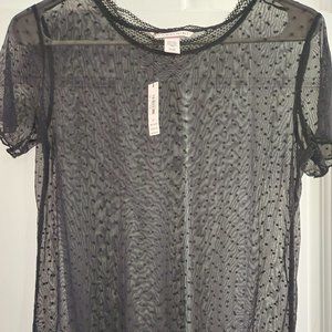Victoria Secret Sheer Top